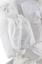 MADENİ ARKALIKLI SIRT ÇANTASI BEYAZ - Image 4